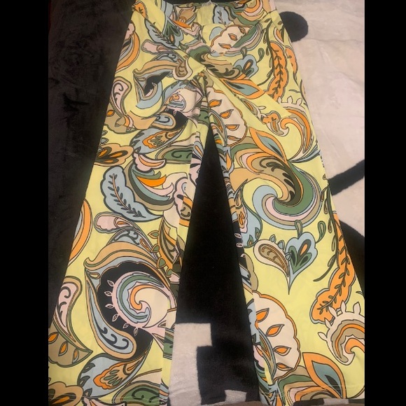 Fashion Nova Multicoloured Flare Pants - Picture 2 of 4